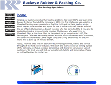 Tablet Screenshot of buckeyerubber.com